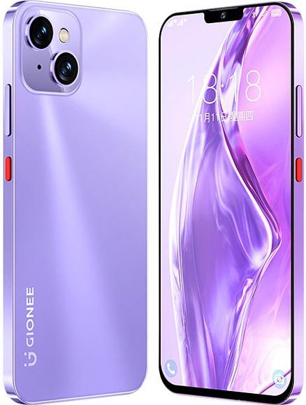 "Gionee G13 Pro smartphone showing its design and key features.