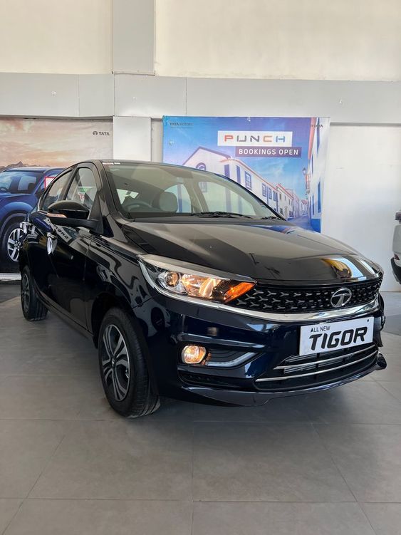 2024 Tata Tigor EV showcasing its modern design and features